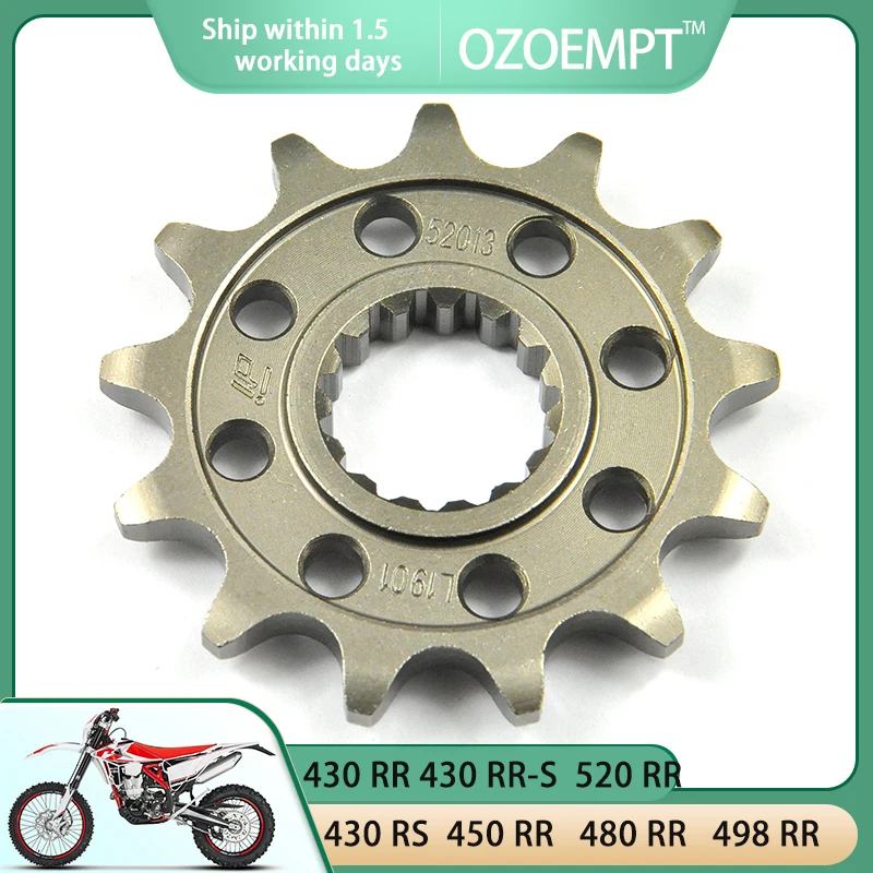 Передняя Звездочка для мотоцикла OZOEMPT 520-13T, подходит для 430 RR 430, RS 450 RR 480 RR 498 RR 520 RR 125 RR 125 RR 2T MC
Передняя Звездочка для мотоцикла OZOEMPT 520-13T, подходит для 430 RR 430, RS 450 RR 480 RR 498 RR 520 RR 125 RR 125 RR 2T MC