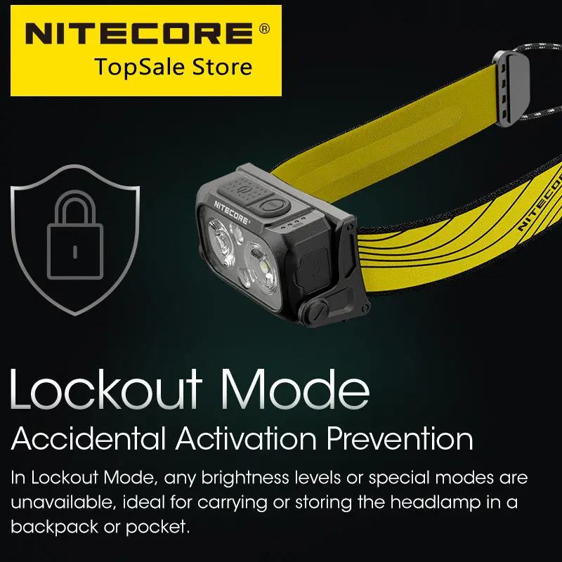 Original NITECORE NU25 USB-C Rechargeable Headlamp Built-In Battery,Three-Light Source Headlight For Running Trekking Backpacker
Original NITECORE NU25 USB-C Rechargeable Headlamp Built-In Battery,Three-Light Source Headlight For Running Trekking Backpacker