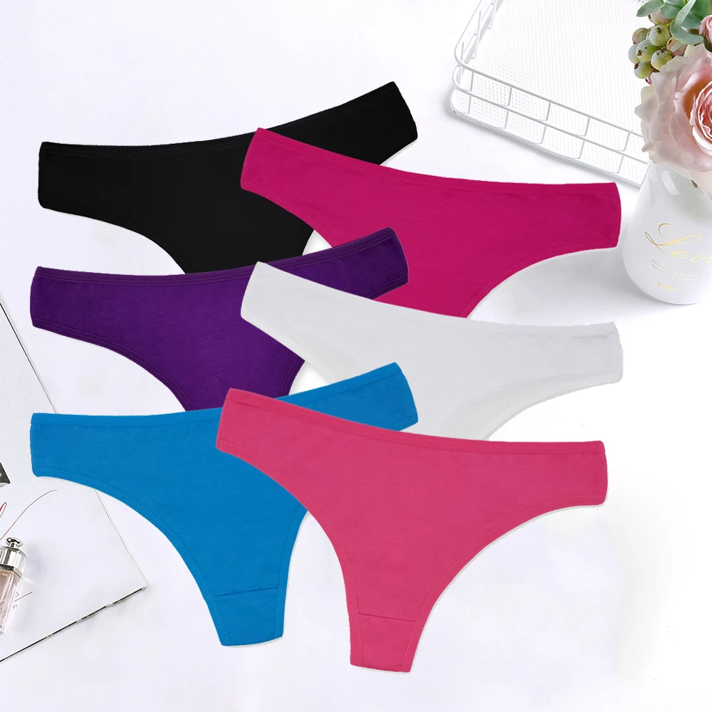 Women's cotton Thong Sexy G-String Solid Color Comfortable Sport Underwear Female Intimates Lingerie 3 pcs/lot
Women's cotton Thong Sexy G-String Solid Color Comfortable Sport Underwear Female Intimates Lingerie 3 pcs/lot