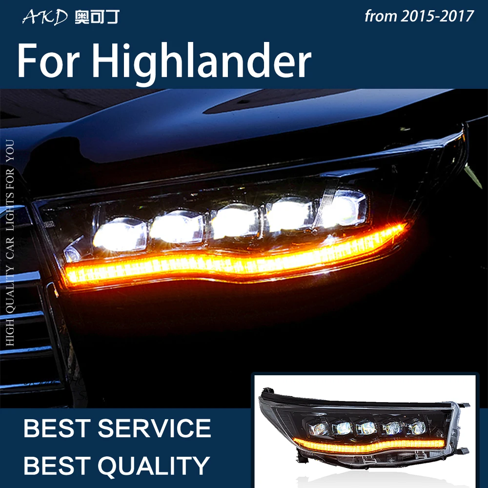 Car Lights for Highlander 2015-2017 Kluger LED Auto Headlights Assembly Upgrade Projector 5 Lens Dynamic Lamp Tool Accessories
Car Lights for Highlander 2015-2017 Kluger LED Auto Headlights Assembly Upgrade Projector 5 Lens Dynamic Lamp Tool Accessories