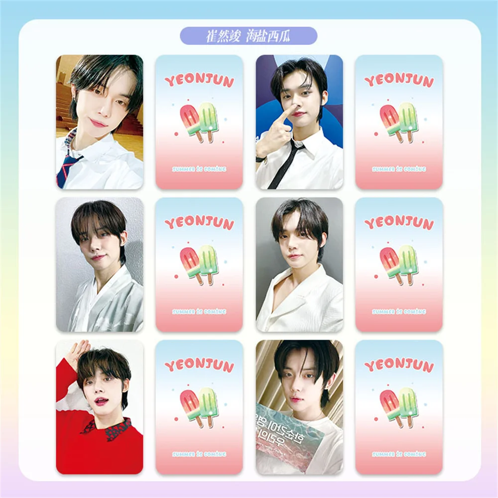 

6 шт./набор KPOP Idols Yeonjun Soobin корейский стиль ломо-карта разноцветные высококачественные фотокарты Beomgyu Taehyun коллекция фанатов