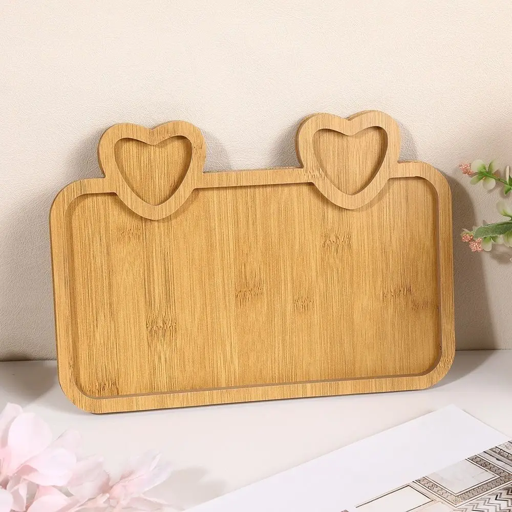 

Rectangular/Round Wooden Tray Creative Simple Irregular Bread Dishes Eco-Friendly Dried Fruit Plate Hotel