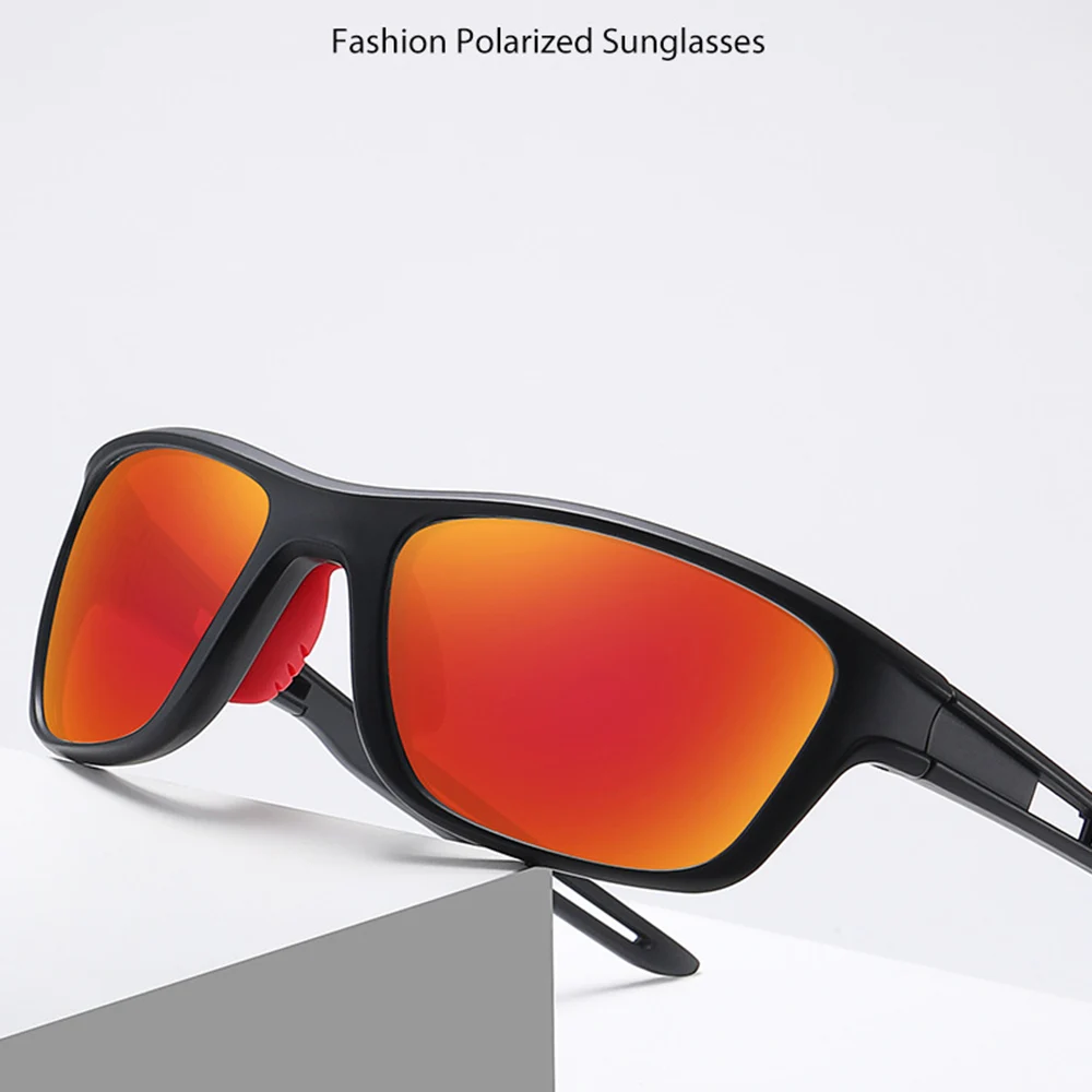 

Fashion Sports 6 Color Lenses TR90 Sun Glasses Polarized Mirror Sunglasses Custom Made Myopia Minus Prescription Lens -1 to -6