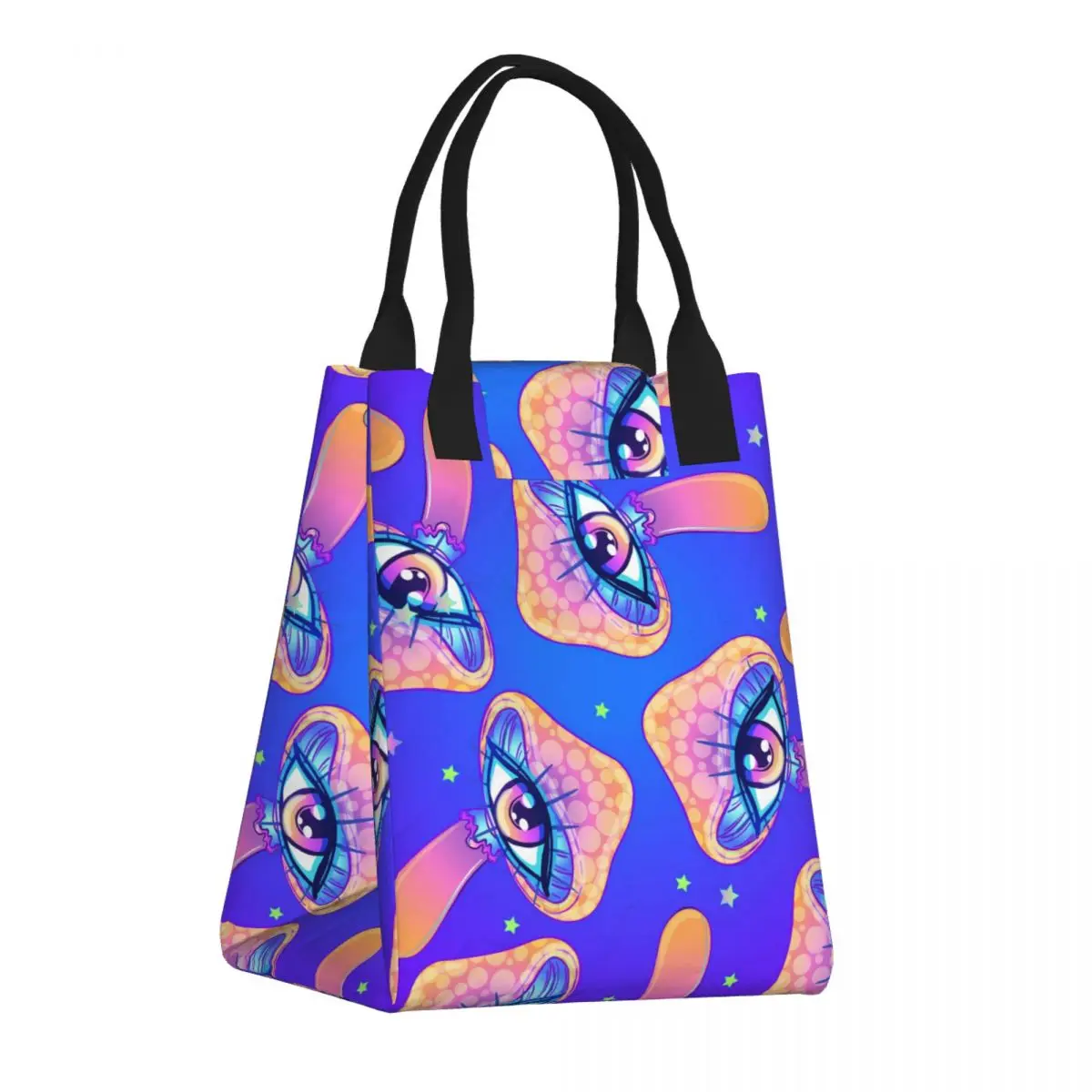 Paper Lunch Bag Waterproof Insulation Bag Hippie Boho Mushroom With Eyes Handbag for Office Worker Student
Paper Lunch Bag Waterproof Insulation Bag Hippie Boho Mushroom With Eyes Handbag for Office Worker Student