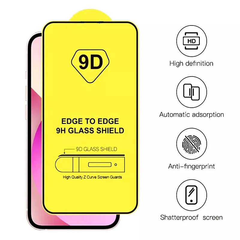 

9D Tempered Glass for Samsung Galaxy J4 Plus J6 J7 J8 M21 M31 M32 M51 M52 S21 FE S22 S23 Plus S20 S10E S10 Lite Screen Protector