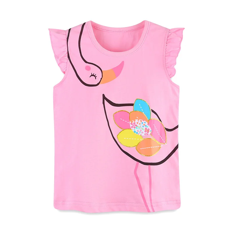 Jumping meters 2-7T Summer Baby Tees Tops Flamingo Print Shirts Hot Selling Kids T shirts Boys Girls Clothing
Jumping meters 2-7T Summer Baby Tees Tops Flamingo Print Shirts Hot Selling Kids T shirts Boys Girls Clothing