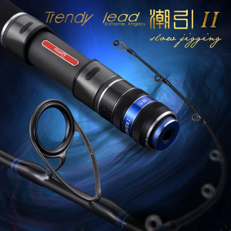 

DSNY Full Fuji Parts Slow Jigging Rod 1.9M High Carbon Spinning/Casting Boat Fishing Rod Pe 0.8-5 Lure Weight 40-400g Drag 20kg