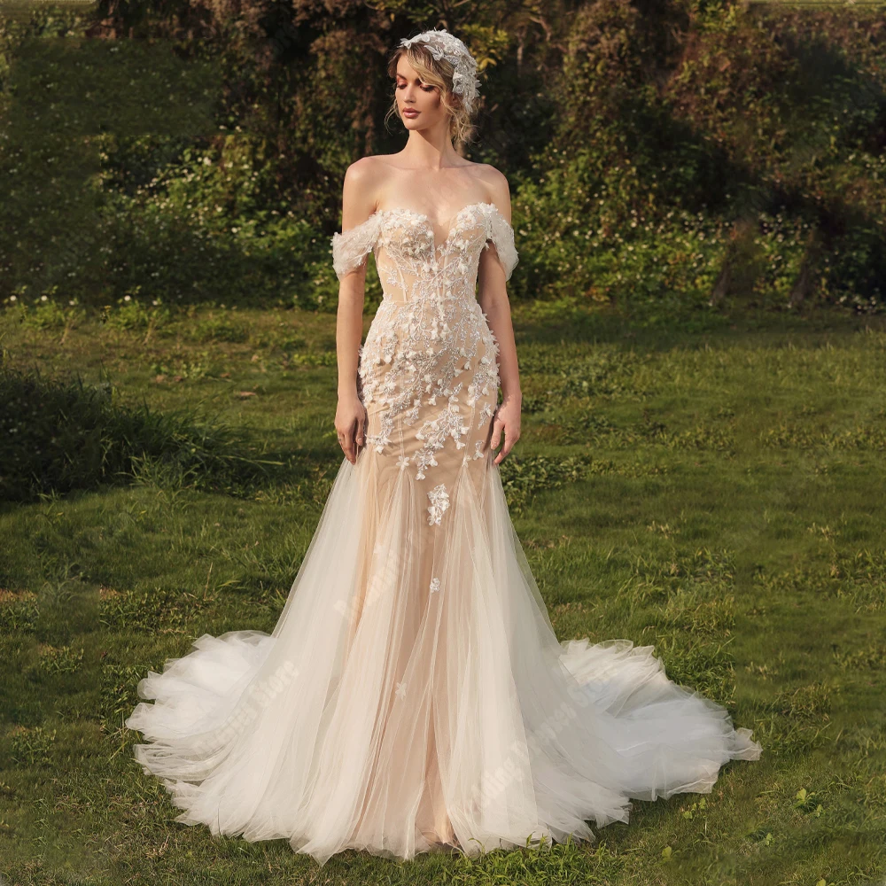 Beautiful Wedding Dresses For Women New Off The Shoulder Sleeveless Bride Robes 2024 Sexy Sweetheart Mermaid Boho Bridal Gowns
Beautiful Wedding Dresses For Women New Off The Shoulder Sleeveless Bride Robes 2024 Sexy Sweetheart Mermaid Boho Bridal Gowns