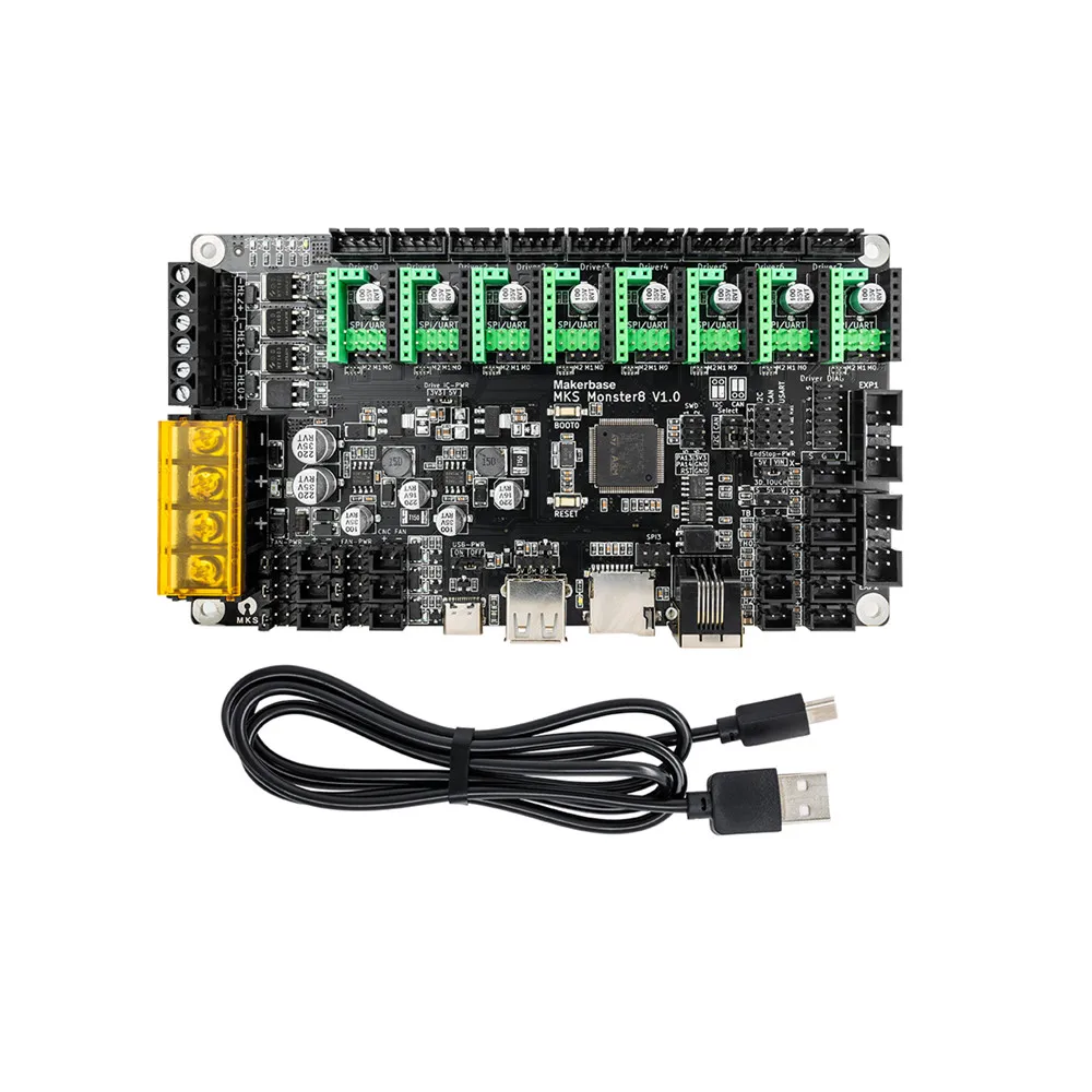 Duoweisi 3D printer motherboard for MKS Monster8 3D printer motherboard for voron master 8 axes
Duoweisi 3D printer motherboard for MKS Monster8 3D printer motherboard for voron master 8 axes