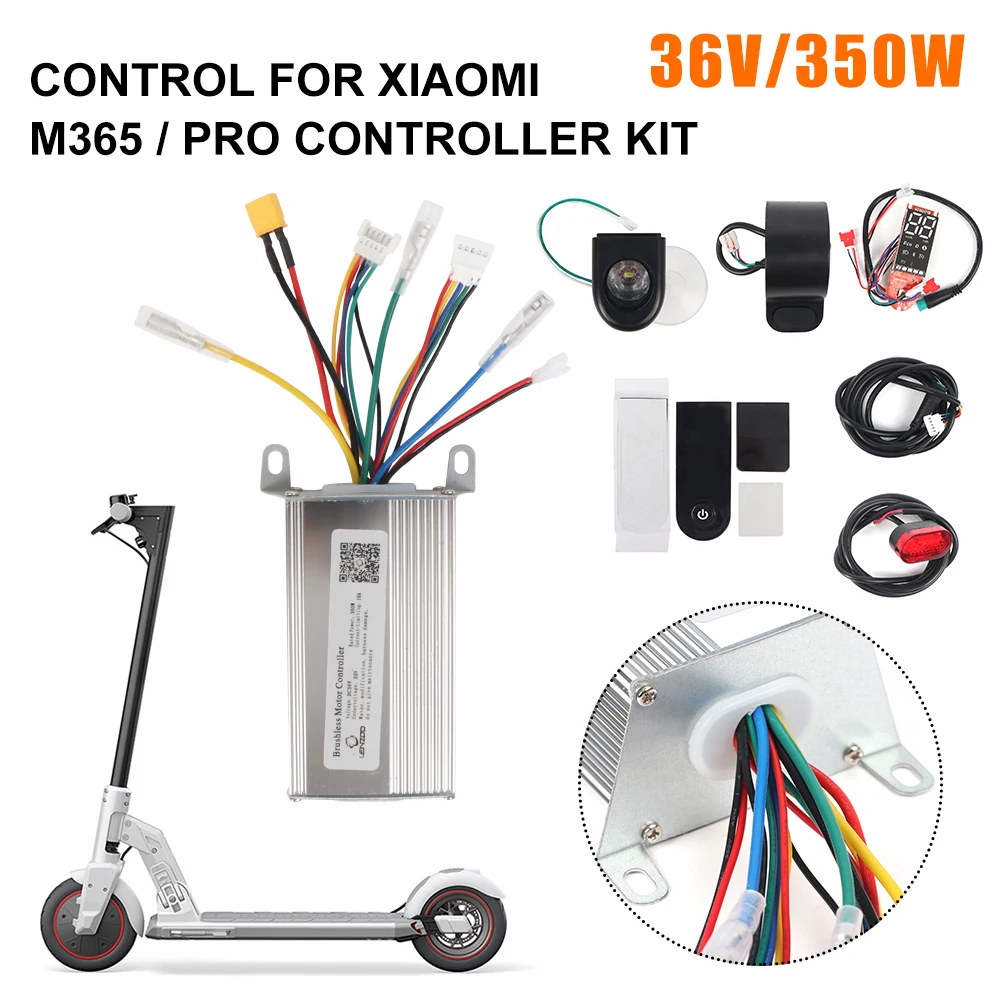 36V 350W Electric Scooter Controller For Xiaomi M365/Pro Scooter Parts Full Set Board With APP Control&Digital Display Function
36V 350W Electric Scooter Controller For Xiaomi M365/Pro Scooter Parts Full Set Board With APP Control&Digital Display Function