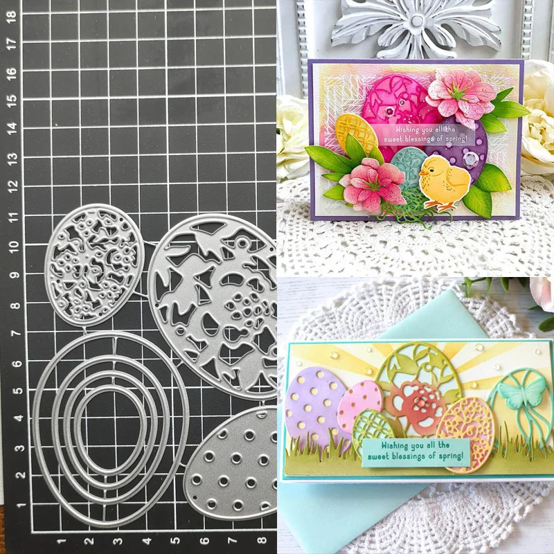 Easter Eggs Metal Cutting Dies Scrapbooking stamps embossing paper Cards border template punch Stencils DIY
Easter Eggs Metal Cutting Dies Scrapbooking stamps embossing paper Cards border template punch Stencils DIY