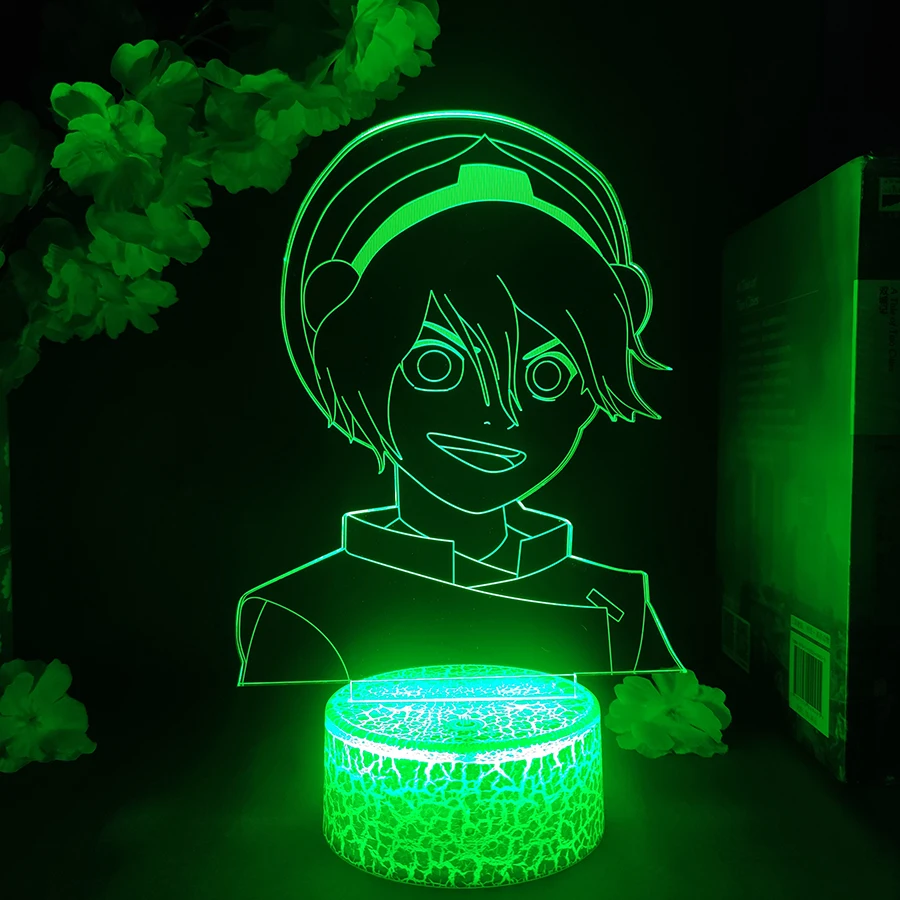 Аватар, Последний Воздушный Бандер, лампа Toph Beifong для домашнего декора, подарок на день рождения, светодиодный ночник, имитатор, украшение для спальни, бэйфонг
Аватар, Последний Воздушный Бандер, лампа Toph Beifong для домашнего декора, подарок на день рождения, светодиодный ночник, имитатор, украшение для спальни, бэйфонг