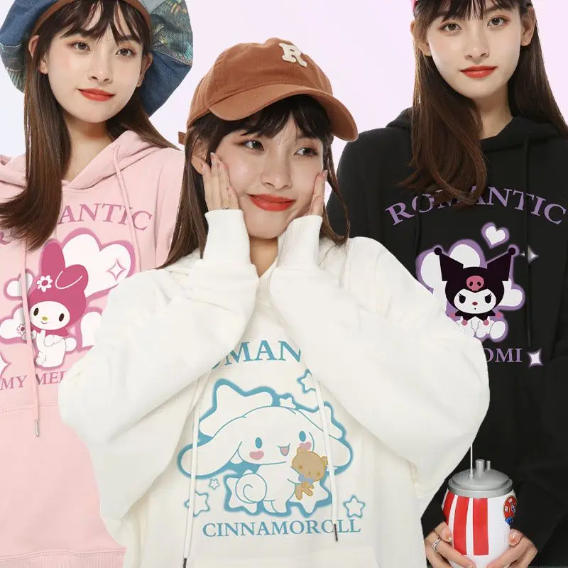 Sanrio Anime Sweatshirt Cute New Fall and Winter Hooded Sweatshirt Kawaii Hello Kittys Kuromi Trendy Thickened Jacket Girl Gift
Sanrio Anime Sweatshirt Cute New Fall and Winter Hooded Sweatshirt Kawaii Hello Kittys Kuromi Trendy Thickened Jacket Girl Gift