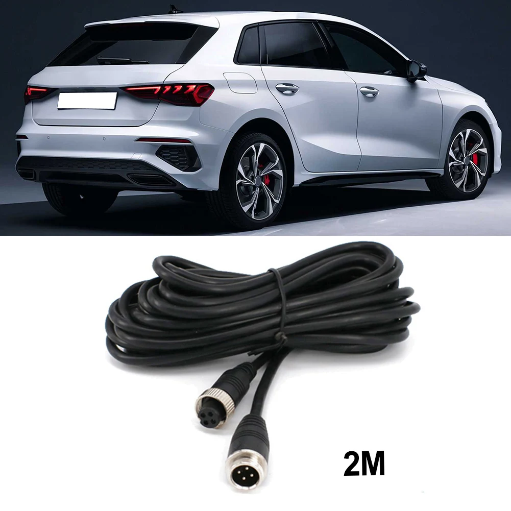 High Quality Extension Cable 1pc 2m 4-pin Black Copper Video Extension Cable For Car Bus Truck Reversing Camera
High Quality Extension Cable 1pc 2m 4-pin Black Copper Video Extension Cable For Car Bus Truck Reversing Camera