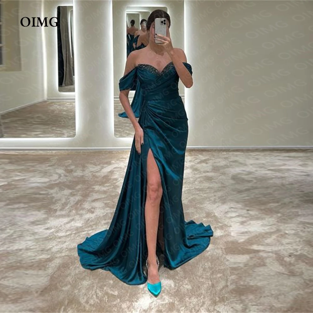 OIMG Green Satin Sequins A Line Long Formal Evening Dress Sweethart Long Sleeveless Formal Prom Gowns Night Club Dress Vestidos
OIMG Green Satin Sequins A Line Long Formal Evening Dress Sweethart Long Sleeveless Formal Prom Gowns Night Club Dress Vestidos