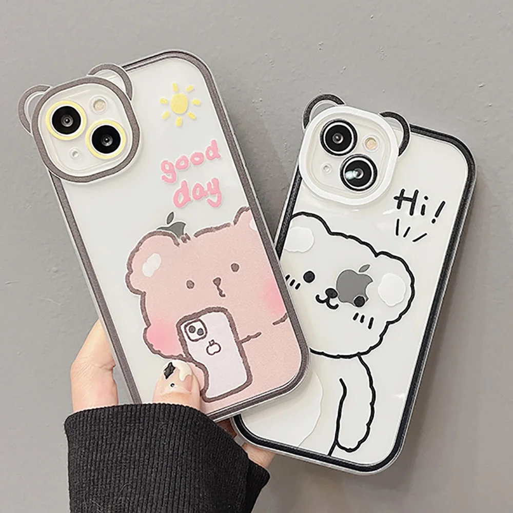 Transparent Cartoon Phone Case For iPhone 11 Case IPhone 13 14 12 Pro Max 14 Plus Fundas Silicone Camera Lens Protection Cover
Transparent Cartoon Phone Case For iPhone 11 Case IPhone 13 14 12 Pro Max 14 Plus Fundas Silicone Camera Lens Protection Cover