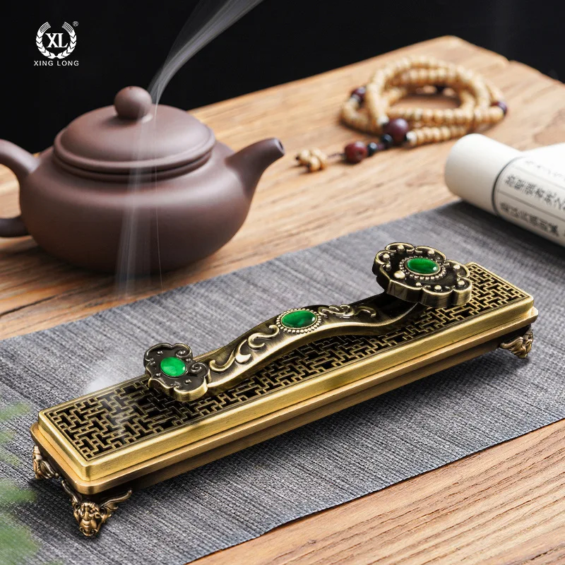 Курильница для благовоний Ruyi, подставка для благовоний, домашняя антикварная печь из сандалового дерева
Курильница для благовоний Ruyi, подставка для благовоний, домашняя антикварная печь из сандалового дерева