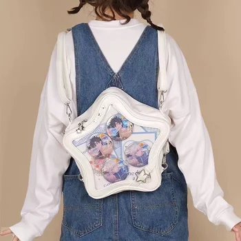 Brincos Exclusivos e Delicados: Um Toque de Elegância e Estilo 8 New Ita Bag Backpacks 2024 Popular Transparent School Bag for Women Sweet Chic Star Crossbody Bag Display Autumn Bolsa Сумка