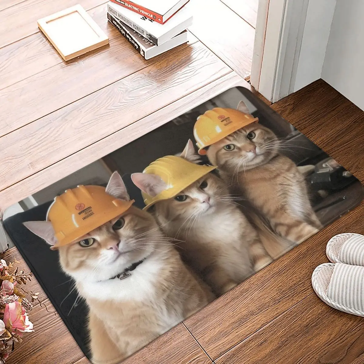 Коты с жесткими шляпами 40x60 см, ковер, полиэстер, коврики для пола, милый стиль, противоскользящий, повседневный
Коты с жесткими шляпами 40x60 см, ковер, полиэстер, коврики для пола, милый стиль, противоскользящий, повседневный