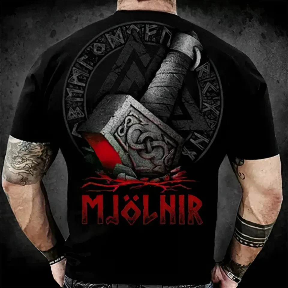 Men T Shirt Vintage Tops Short Sleeve 3d Viking Print T-shirts for Male Tee Street Summer Black T Shirt Oversized Shirt Clothing
Men T Shirt Vintage Tops Short Sleeve 3d Viking Print T-shirts for Male Tee Street Summer Black T Shirt Oversized Shirt Clothing
