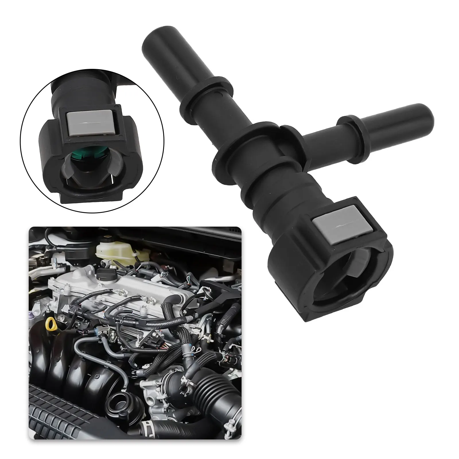 9.49 Tee Automobile Fuel Line Quick Connector Nylon Fuel Hose Quick Plug Connector Is Durable And Long-lasting Hose Connector
9.49 Tee Automobile Fuel Line Quick Connector Nylon Fuel Hose Quick Plug Connector Is Durable And Long-lasting Hose Connector