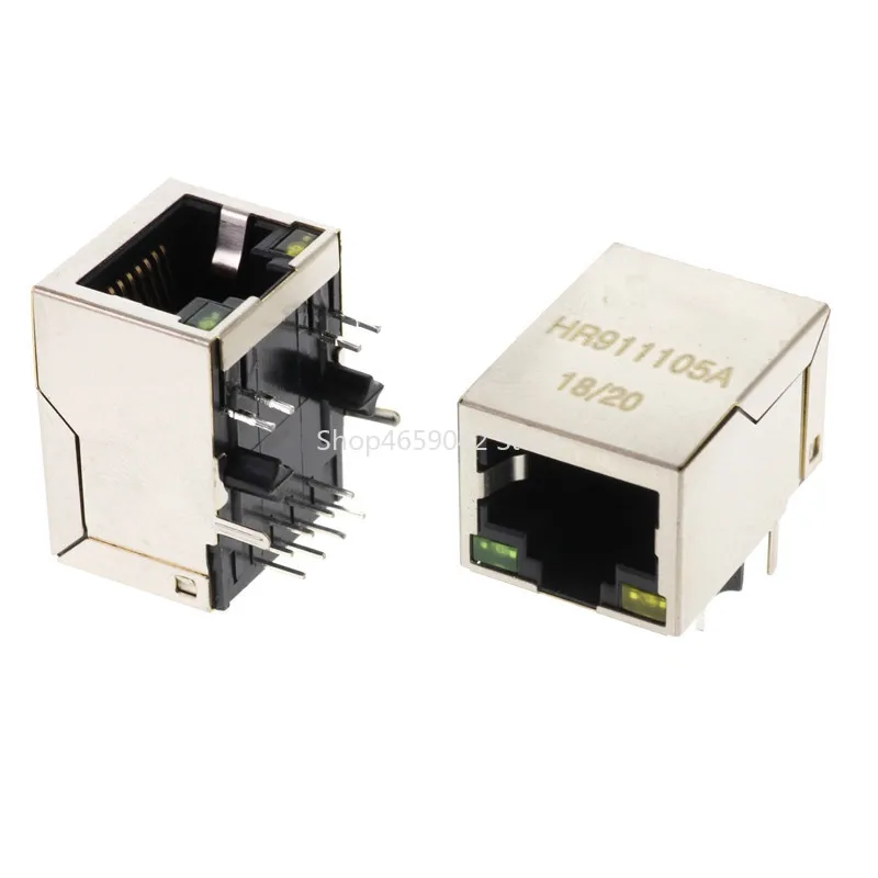 

Адаптер интерфейса Ethernet HR911105A, 5 шт., сетевой трансформатор RJ45, 100 м, Однопортовый разъем RJ45