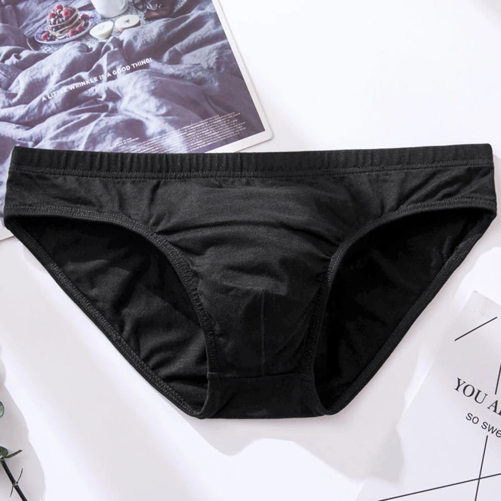 

Thong Underpants Pants Panty Brief Short Underpant Briefs Cool Men's Breathable Low rise U convex Briefs Underpants