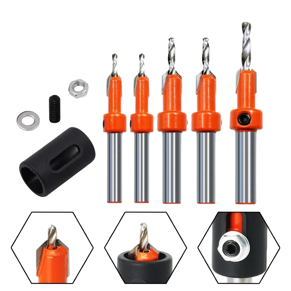 Woodworking Round Shank Countersink Drill Bit Stopper Self Tapping Screw Taper Power Tool Woodworking Drill Bits
Woodworking Round Shank Countersink Drill Bit Stopper Self Tapping Screw Taper Power Tool Woodworking Drill Bits