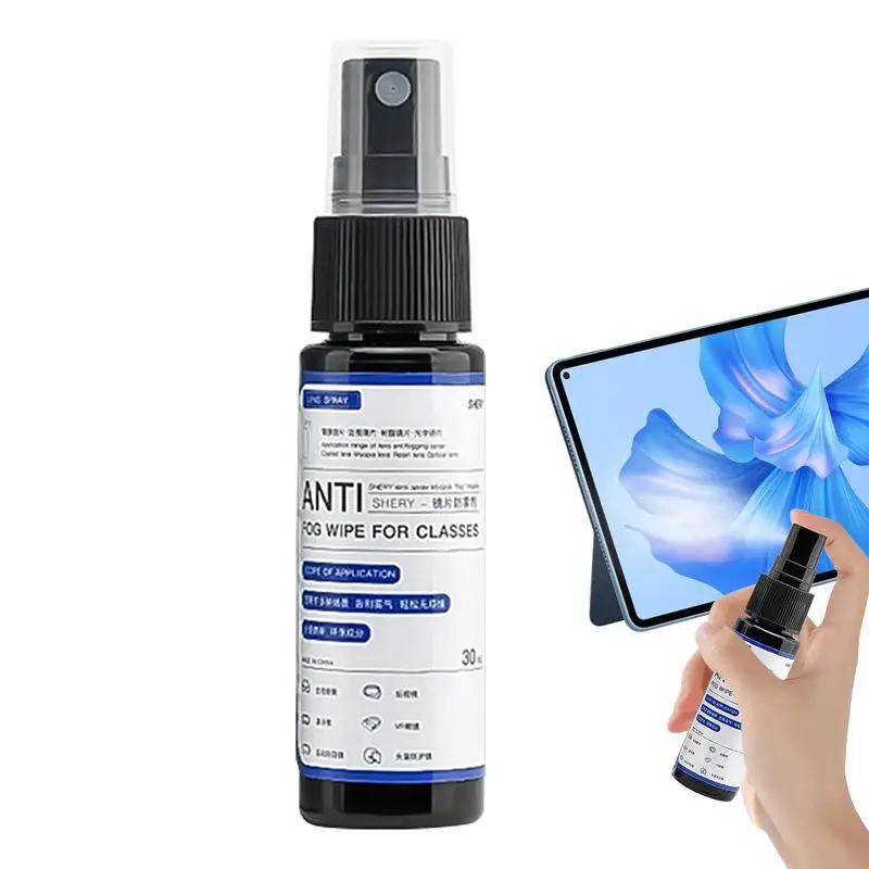 Противотуманный спрей для очков, портативный длительный распылитель для линз, 30 мл
Противотуманный спрей для очков, портативный длительный распылитель для линз, 30 мл