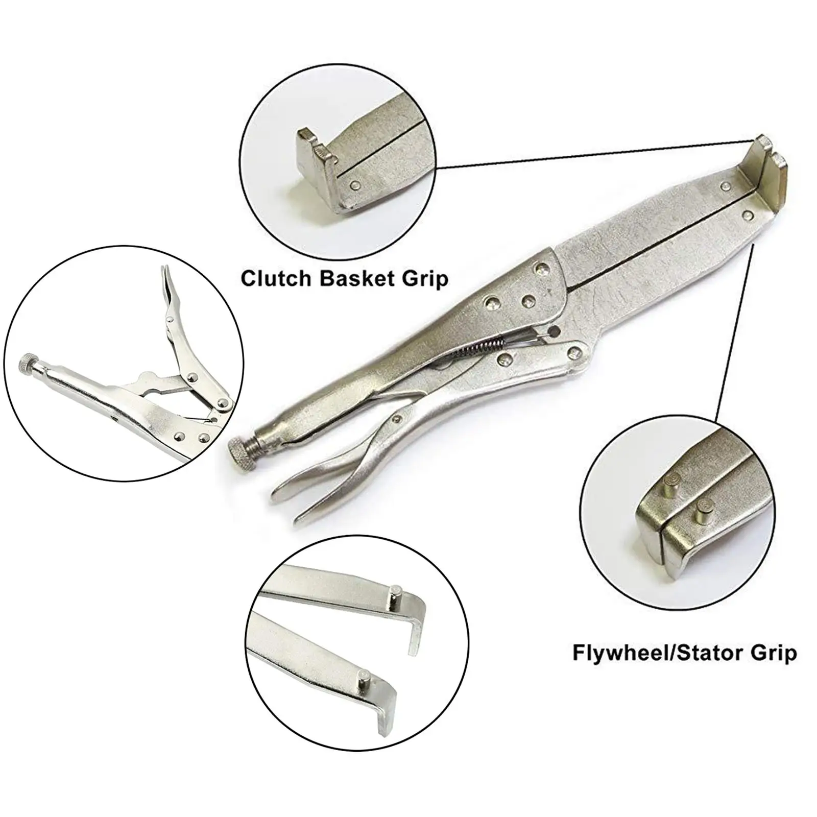 Motorcycle Clutch Hub Basket Gear Holder Tool Motorbike Accessories Length 30.2cm Multifunctional Practical Adjustable Jaws
Motorcycle Clutch Hub Basket Gear Holder Tool Motorbike Accessories Length 30.2cm Multifunctional Practical Adjustable Jaws
