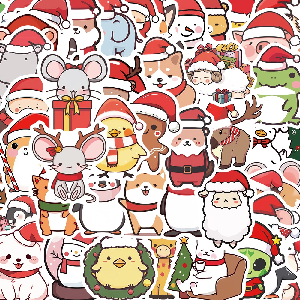 10/30/50pcs Funny Cute Christmas Animal Cartoon Stickers Decals Laptop Suitcase Notebook Phone Car Stationery Sticker Kids Toys
10/30/50pcs Funny Cute Christmas Animal Cartoon Stickers Decals Laptop Suitcase Notebook Phone Car Stationery Sticker Kids Toys