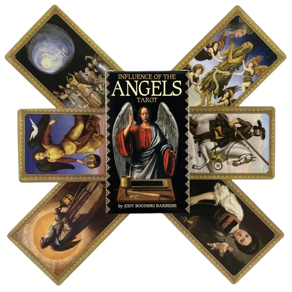 Influence Of The Angels Tarot Cards A 78 Deck Oracle English Visions Divination Edition Borad Playing Games
Influence Of The Angels Tarot Cards A 78 Deck Oracle English Visions Divination Edition Borad Playing Games