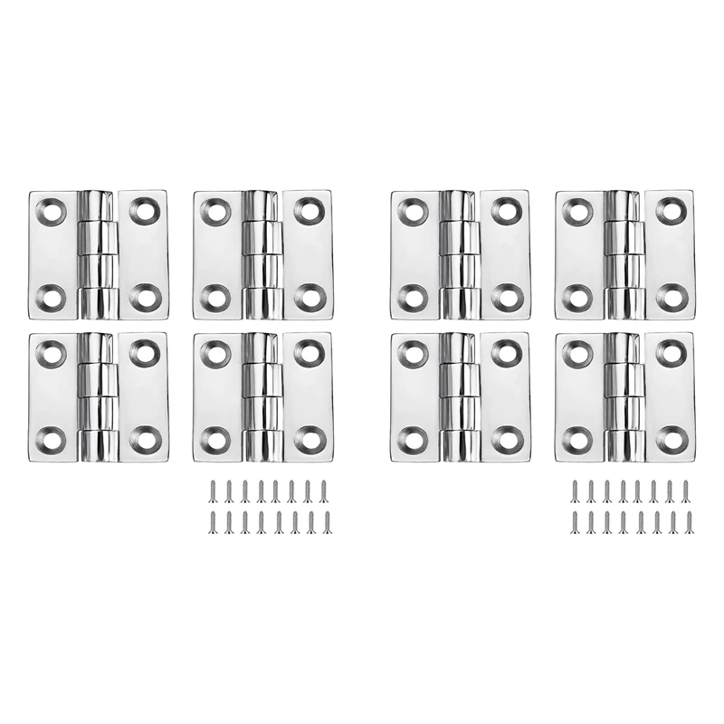 

Heavy Duty Stainless Steel Boat Hinges, Marine Grade Hinges, 2 Inch X 2 Inches (50Mm X 50 Mm), (8 PCS)