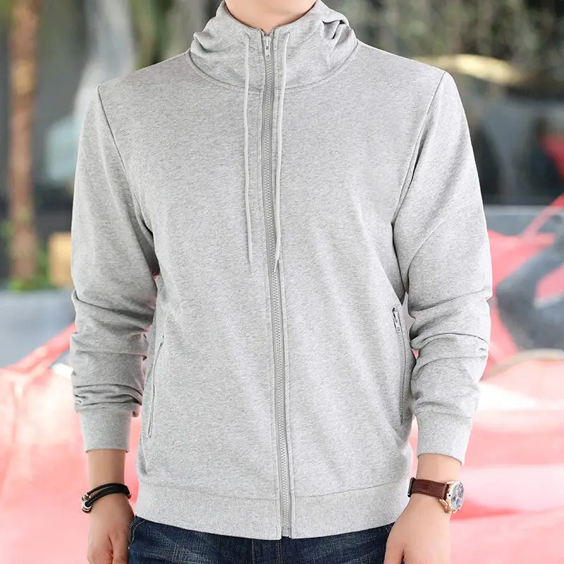 2022 Men's Spring Autumn Fashion Casual Sports Hoodies Male Long-sleeved Hooded Coats Men's Solid Color Zipper Hoodie G305
2022 Men's Spring Autumn Fashion Casual Sports Hoodies Male Long-sleeved Hooded Coats Men's Solid Color Zipper Hoodie G305