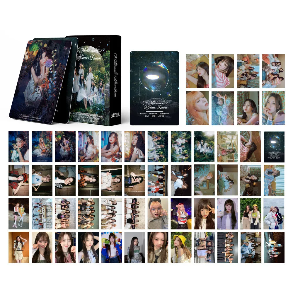 

Kpop NMIXX 55 шт. A Midsummer NMIXX's Dream альбом LOMO Card NMIXX Photocard Подарочная коллекция поклонников