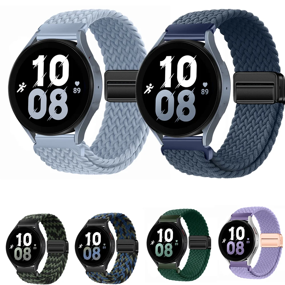 Universal 20mm 22mm Nylon Weaving Strap for Samsung Watch 6 Active Strap Nylon Braid Magnetic Band for Huawei GT4 GT3 Wristband
Universal 20mm 22mm Nylon Weaving Strap for Samsung Watch 6 Active Strap Nylon Braid Magnetic Band for Huawei GT4 GT3 Wristband