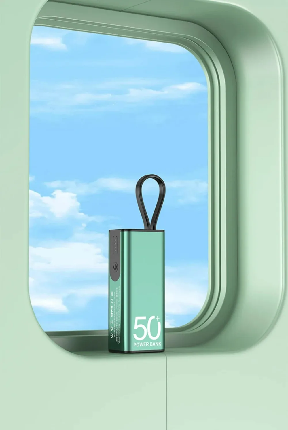 Flashlight Lighting Phone Power Bank 5000mAh Portable Mini Fast Charging Charger Large Capacity Power Banks with Built-in Cables 11 Mallzona Se15666fd2b4942ee94497afce84f6334S Flashlight Lighting Phone Power Bank 5000mAh Portable Mini Fast Charging Charger Large Capacity Power Banks with Built-in Cables Mallzona