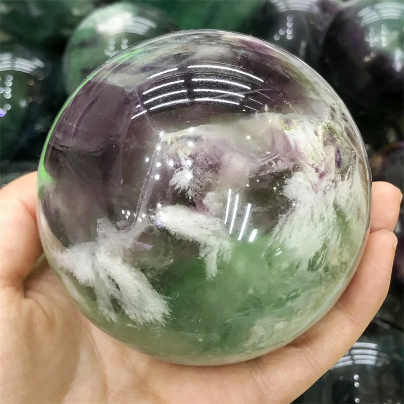 8CM Natural Rainbow Fluorite Sphere Ball Real Gemstone For FengShui Meditation Healing Witch Home Decoration Gift
8CM Natural Rainbow Fluorite Sphere Ball Real Gemstone For FengShui Meditation Healing Witch Home Decoration Gift
