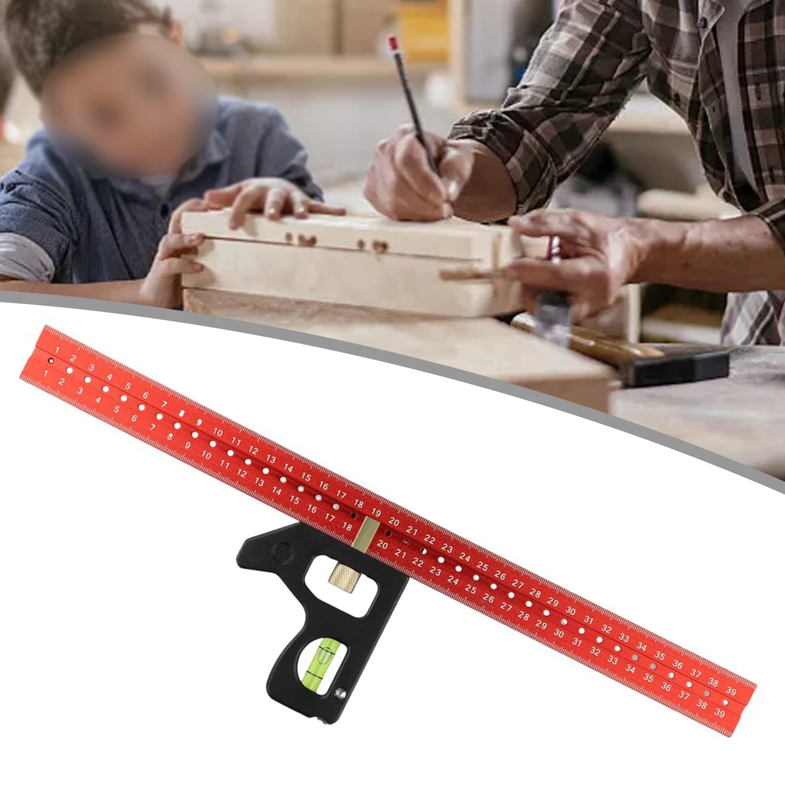 30/40cm Square Angle Ruler Adjustable Combination Spirit Level Ruler Stainless Steel Angle Square Protractor Woodworking Tools
30/40cm Square Angle Ruler Adjustable Combination Spirit Level Ruler Stainless Steel Angle Square Protractor Woodworking Tools