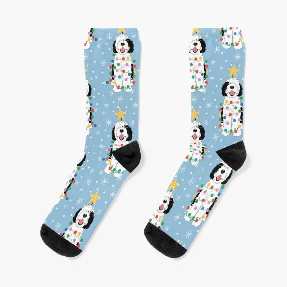 Sheepadoodle Christmas Tree - Black and White4 Socks set basketball luxe summer Ladies Socks Men's
Sheepadoodle Christmas Tree - Black and White4 Socks set basketball luxe summer Ladies Socks Men's