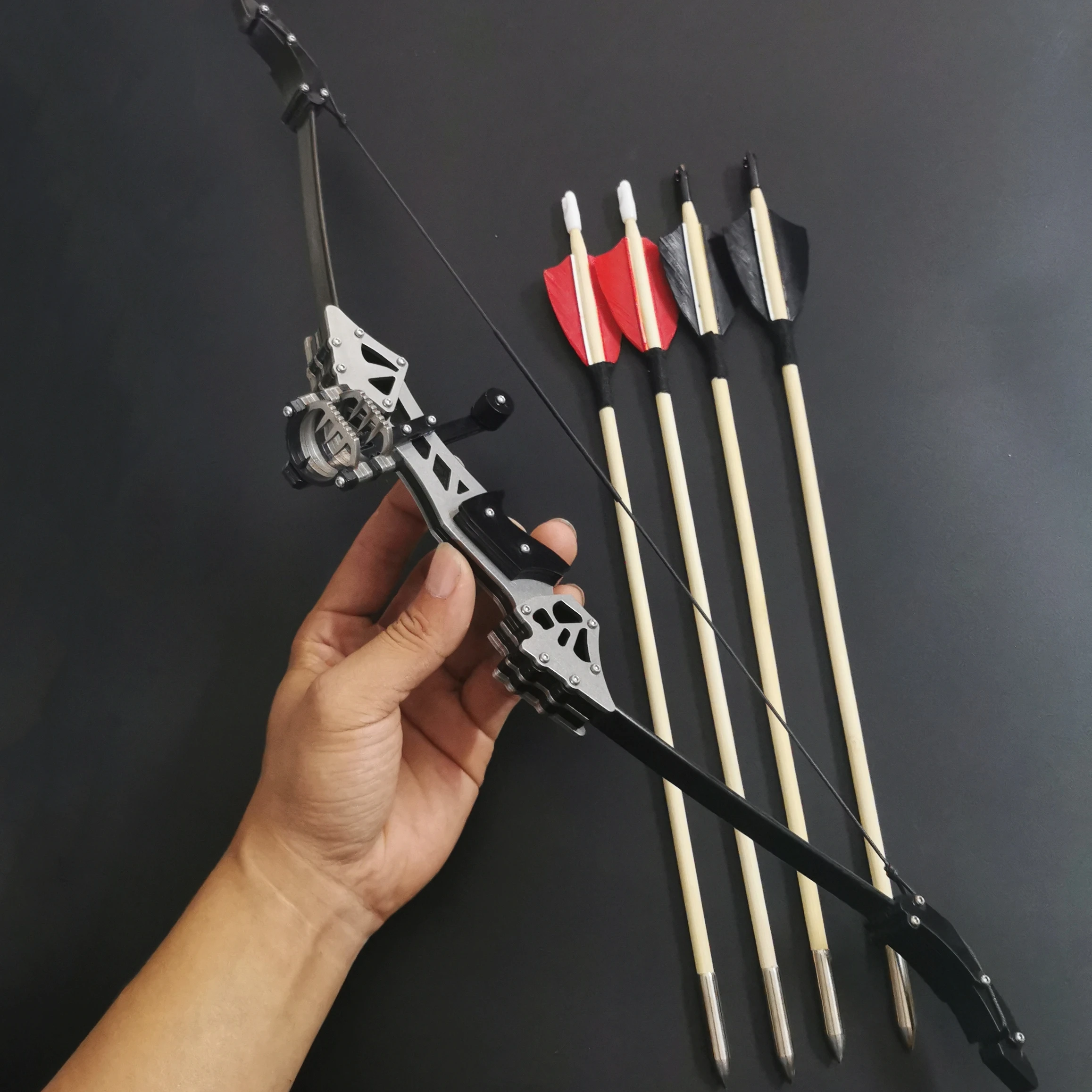 Small Split Bow and arrow Stainless Steel Material Quick disassembly Design Archery Archery Target Outdoor Entertainment Slingsh
Small Split Bow and arrow Stainless Steel Material Quick disassembly Design Archery Archery Target Outdoor Entertainment Slingsh