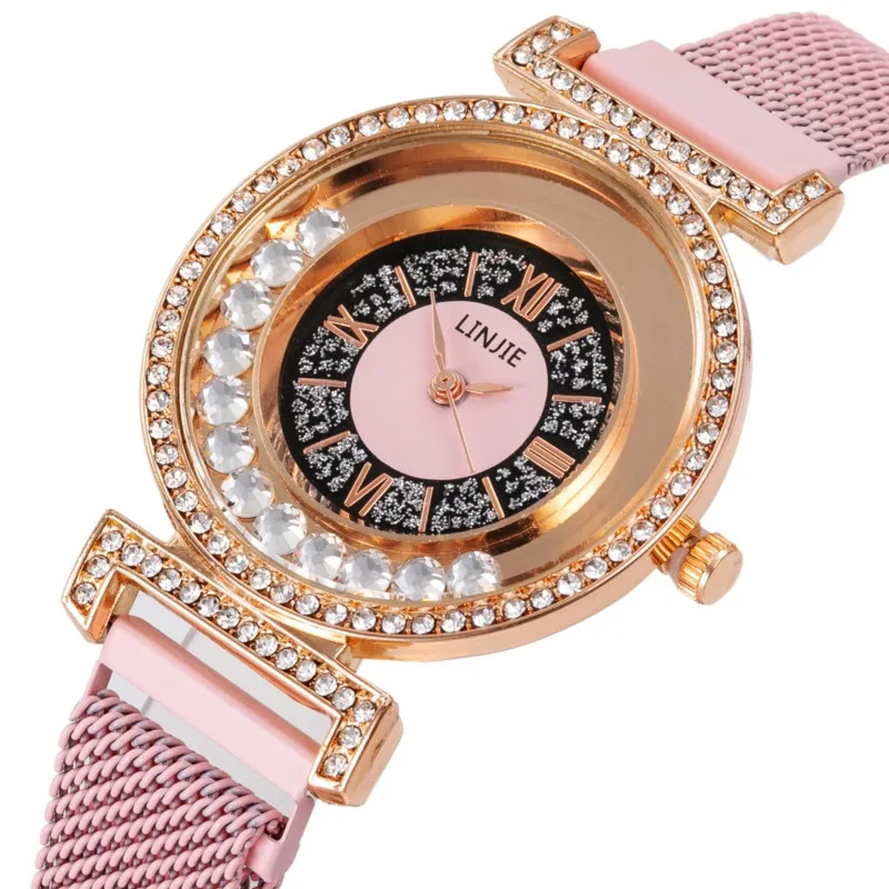 Quartz Watches Women's Mesh Belt Light Luxury Diamond Inlaid Ball Luxury Fashion Student Simple Temperament Women's Watches 
Quartz Watches Women's Mesh Belt Light Luxury Diamond Inlaid Ball Luxury Fashion Student Simple Temperament Women's Watches