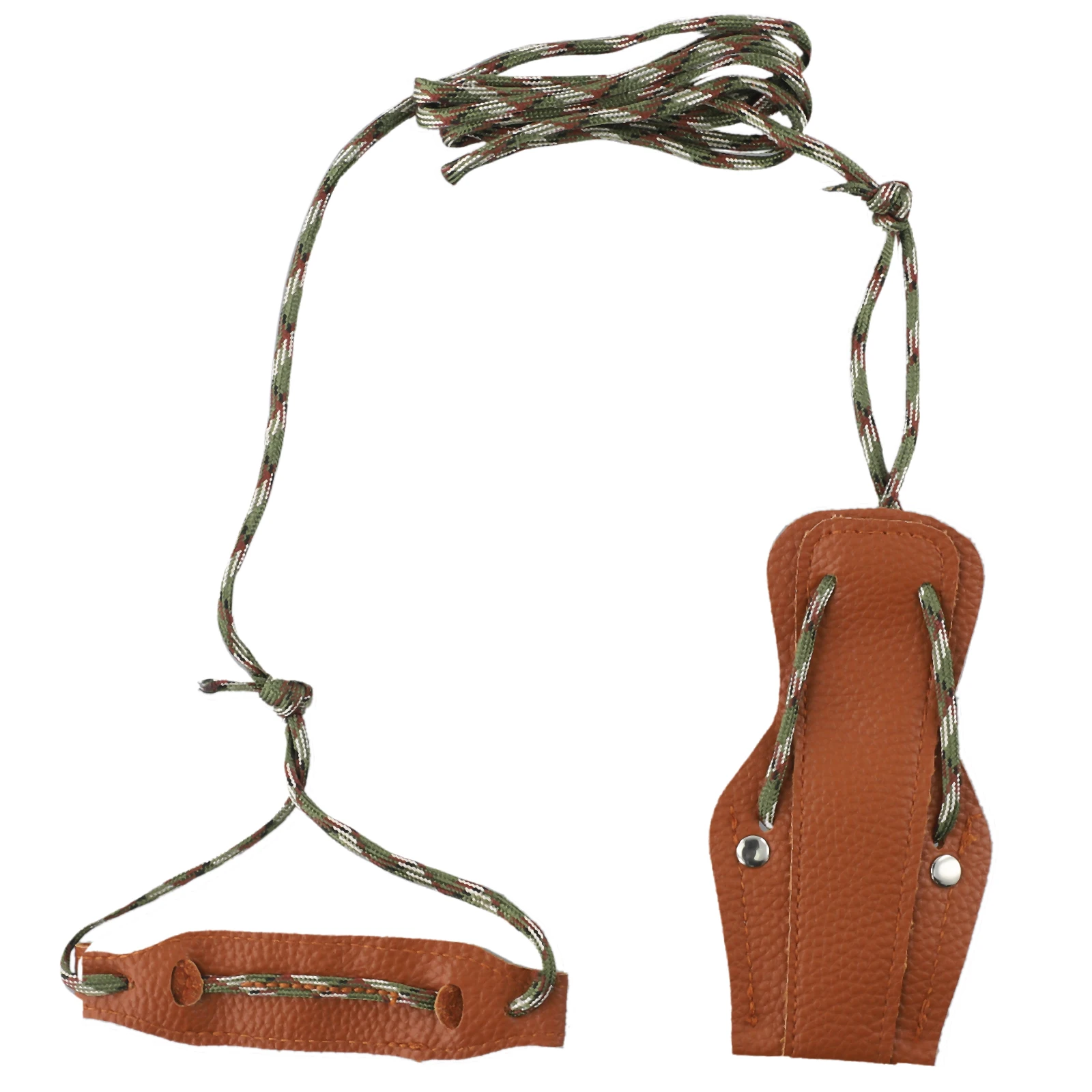 Archery Bow Stringer Rope Install Tool Nylon and Faux Cowhide Construction Convenient Top and Side Pockets for Range Gear
Archery Bow Stringer Rope Install Tool Nylon and Faux Cowhide Construction Convenient Top and Side Pockets for Range Gear