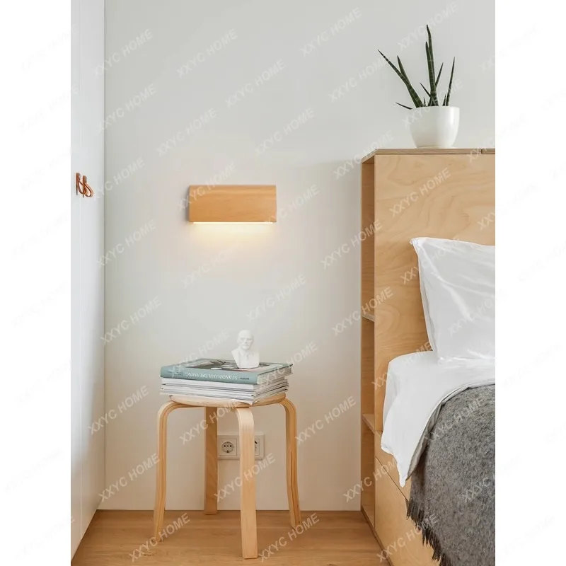 Pastoral Wood Square Aisle Corridor Stair Light Living Room Sofa Wall Light Bulb
Pastoral Wood Square Aisle Corridor Stair Light Living Room Sofa Wall Light Bulb
