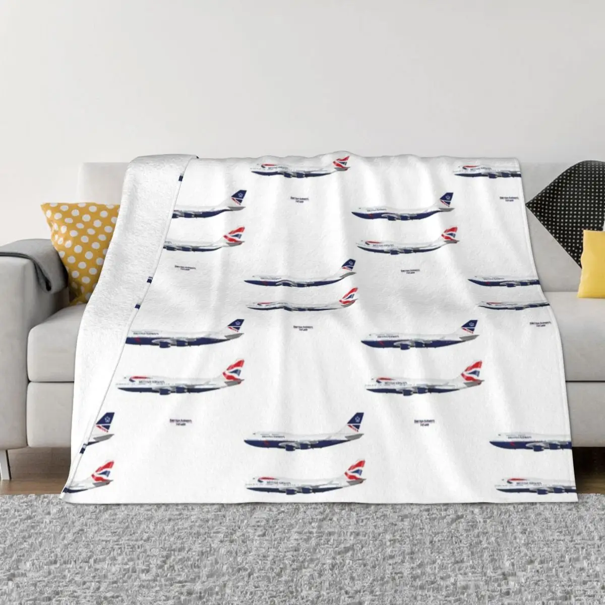 British Airways 747s Throw Blanket bed plaid blankets for winter Luxury Brand Blanket Warm Blanket
British Airways 747s Throw Blanket bed plaid blankets for winter Luxury Brand Blanket Warm Blanket