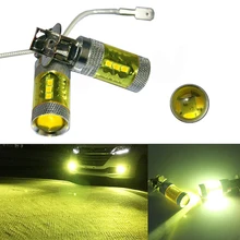 2Pcs/Set LED Fog Lights 12-24V H3 80W 16 SMD LED Car Fog Light Bulb Yellow High Power High Quality Truck Car Accessories
2Pcs/Set LED Fog Lights 12-24V H3 80W 16 SMD LED Car Fog Light Bulb Yellow High Power High Quality Truck Car Accessories