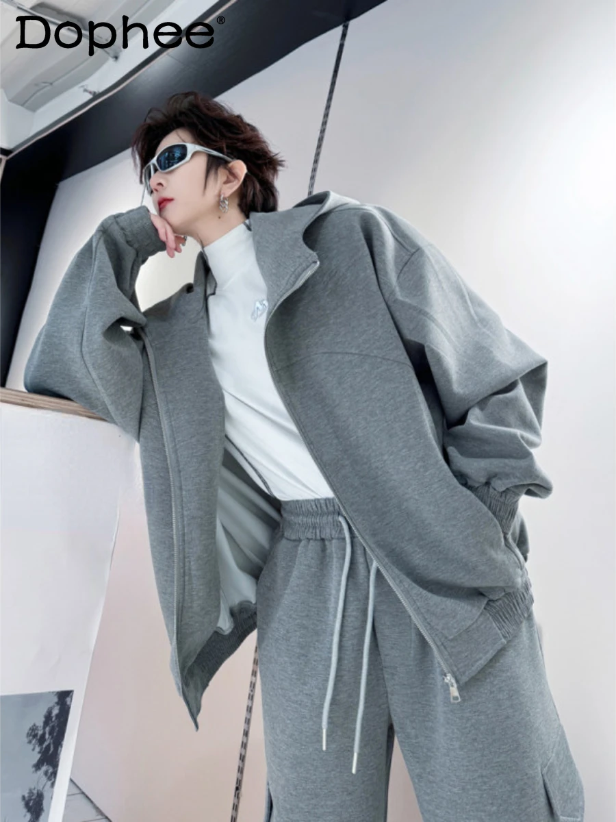 Spring 2024 High-End Hooded Sweatshirt Men's Loose Comfort Sports Suit Fashion Wide-Leg Sweatpants Trendy Two-Piece Suit
Spring 2024 High-End Hooded Sweatshirt Men's Loose Comfort Sports Suit Fashion Wide-Leg Sweatpants Trendy Two-Piece Suit