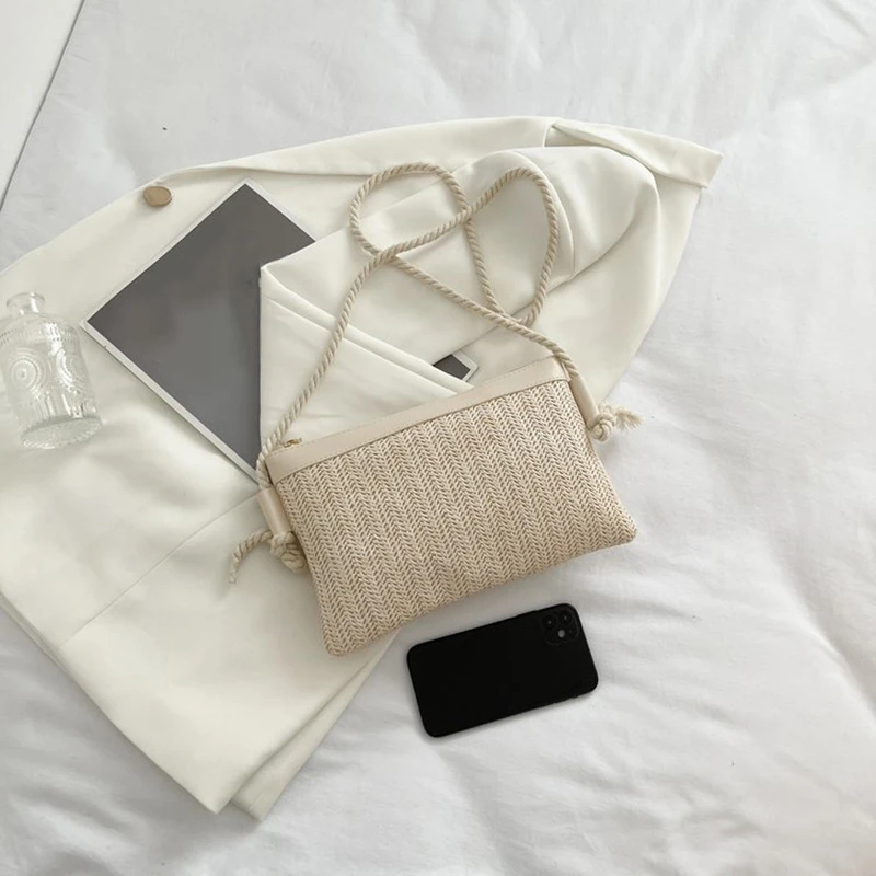 Handmade Rattan Crossbody Purse - Knit Summer Essential 6 Se15ba65d80dd4bf184e5d8948a2a33629