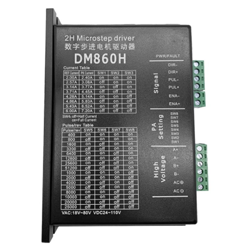 Hot Digital Motor Driver, Dm860h Stepper Motor Driver Is Suitable For 57 86 Series Stepper Motors
Hot Digital Motor Driver, Dm860h Stepper Motor Driver Is Suitable For 57 86 Series Stepper Motors