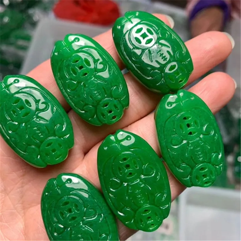 Natural Green Jadeite Myanmar Jades Beads For Jewelry Making Diy Bracelet Necklace Pendant Charms Hand-carved Bead Accessories
Natural Green Jadeite Myanmar Jades Beads For Jewelry Making Diy Bracelet Necklace Pendant Charms Hand-carved Bead Accessories